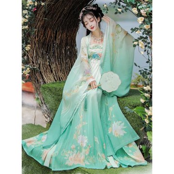 翡緹蘭_花團錦繡 原創訶子裙漢服女2025新款改良仙氣絕美唐制古裝