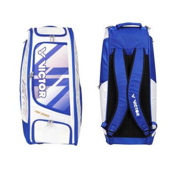 VICTOR 長型後背包-雙肩包 肩背包 旅行包 裝備袋 球拍袋 羽毛球 BR7007AB 藍白紫