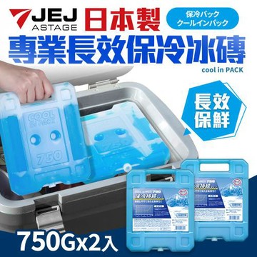 日本製專業長效保冷冰磚750g_2入組(保冷/保冰/保鮮用)