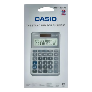CASIO 卡西歐 計算機  灰色  1個