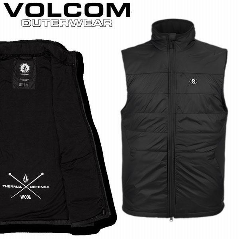 VOLCOM スノーボード ベスト XL VOLCOMスノーJK（ベスト付き）