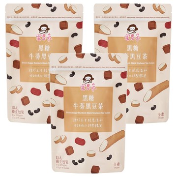蜜思朵 黑糖牛蒡黑豆茶  17g  15個裝  3個