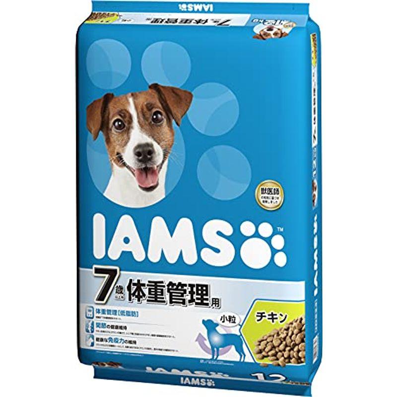 アイムス (IAMS) ドッグフード 7歳以上用 体重管理用 小粒 シニア犬用 12kg