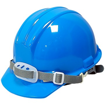 台灣製造 檢驗合格工程帽(武士帽)工業用防護頭盔藍色