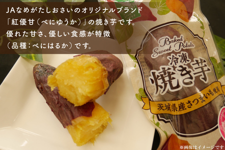 AE-69　冷凍焼き芋　3種セット（紅優甘、行方の紫福、紅まさり）各種4本