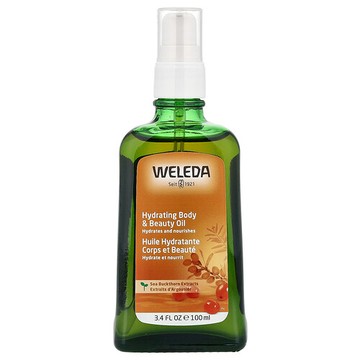 Weleda, 保濕美體油，沙棘提取物，3.4 盎司（100 毫升）