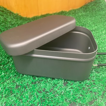 瑞典 CLS 硬質鋁飯盒 - 黑色 規格16.5x9.8x6.5cm  1個