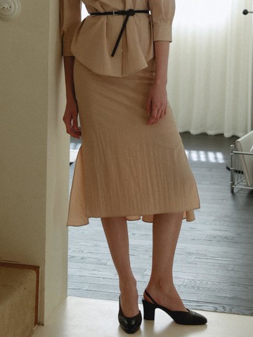 Uneven Hem Mermaid Skirt 3 Colors