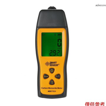 希瑪一氧化碳檢測儀 有毒氣體CO氣體檢測儀 帶LCD屏顯 聲光報警 AS8700A 不帶電池出貨