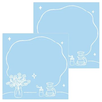 NOTE FOR 如花束般便籤紙  Special Day 便條紙 100張入  閑暇午後  2個  1組