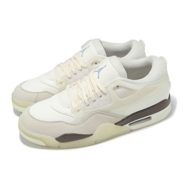 Nike 休閒鞋 Air Jordan 4 RM 男鞋 米白 棕 復古 低筒 IB8857-141