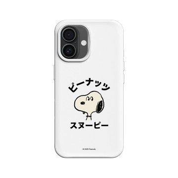 iPhone 16 SolidX 白 - 史努比 Snoopy - 大頭