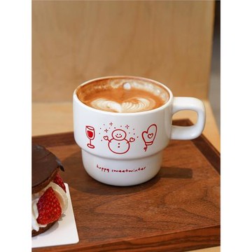 Endless stars冬日甜心雪人馬克杯咖啡杯高顏值陶瓷杯圣誕節禮物