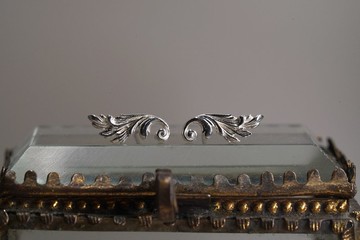 925銀Deja Vu耳環 (E254)