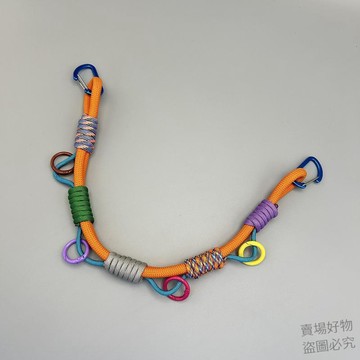 好物推薦🔥戶外揹包拓展裝飾掛繩多掛點ins多巴胺彩色任意手工編織傘繩9ykt