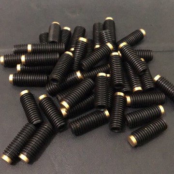 12.9級內六角銅頭機米螺釘 內6角緊定頂絲黃銅頭止付螺絲M3M4-M10