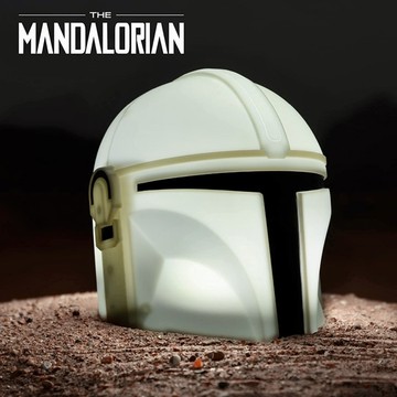 星際大戰 STAR WARS 曼達洛人頭盔  造型小夜燈 頭盔公仔夜燈