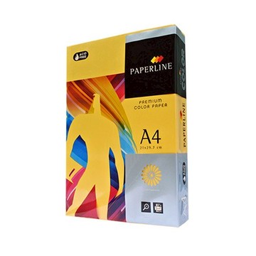 免運 [領劵折50]【史代新文具】PAPER LINE 200 金黃 80P A4 進口 彩色影印紙/多功能紙 (1箱5包) 抗漲省荷包