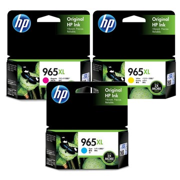 HP 965XL 【三彩+有發票】3JA83AA+3JA82AA+3JA81AA 原廠墨水匣 高容量