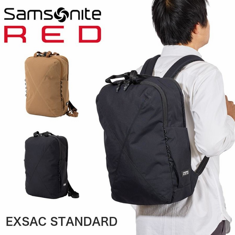 サムソナイト レッド リュック エクスサックスタンダード ツーウェイバックパック ビジネスリュック バックパック Samsonite RED A4  メンズ レディース | LINEブランドカタログ