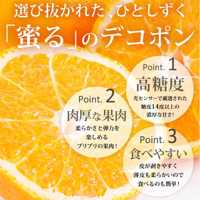 正規品・特秀品です！ みかん 愛媛県産 デコポン 特秀品 約5kg 2Lサイズ 20玉 蜜る 糖度14度以上保証