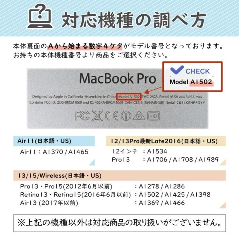 Macbook AIR グラデーション キーボード カバー MacBook Pro Air Pro