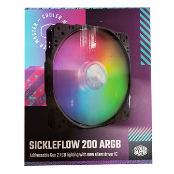 COOLER MASTER 酷碼 風扇 SickleFlow 200 ARGB Addressable Gen 2 RGB 燈光  1個