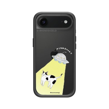 iPhone Air Mod NX -邊框背蓋組合 (相機按鈕) 黑 - TOCOROCOMUGI - 飛走的UFO貓