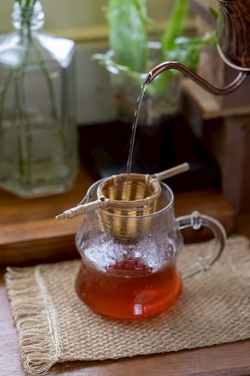 純天然手工竹編茶葉過濾器。濾茶器//2個一組//吊環版