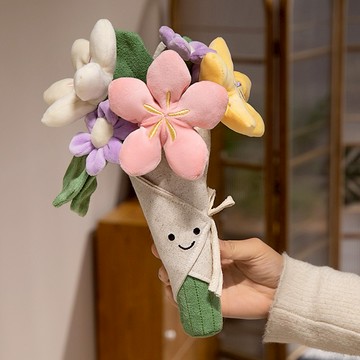 【COZY PLUS+】手捧花公仔毛絨玩具 APR23 #CP0196 毛絨花束玩偶 送女友禮物 禮物 生日禮物 交換禮 可愛毛絨玩偶 玩具