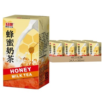 RICO 紅牌 蜂蜜奶茶  24入  300ml