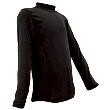 GIAT 吉亞特 兒童捍溫吸濕發熱衣 立領款 台灣製  110  墨黑