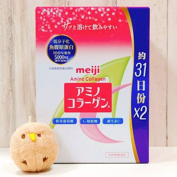 COSTCO代購 好市多 日本 明治 膠原蛋白粉 標準版 31日份 217公克  2入組 維生素C 精氨酸 魚膠原蛋白