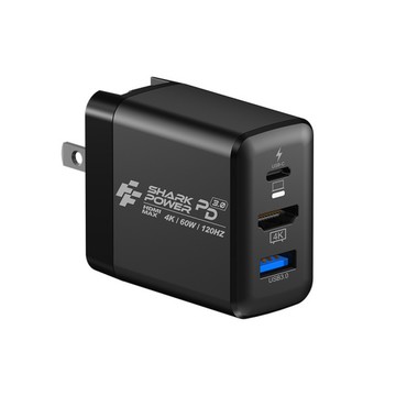 富雷迅FlashFire｜SharkpowerⅢ Switch2 PD快充4K視訊轉接器 Switch 1&2代皆適用