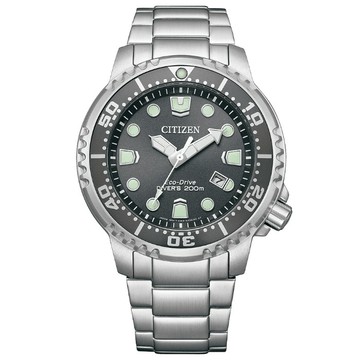 CITIZEN Promaster BN0167-50H 鋼帶 機械男錶 兩百米潛水錶 黑/銀 44mm