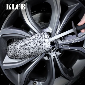 《總代理》KLCB 軟毛輪匡刷 超細纖維 絨毛材質 不傷輪匡 輪圈刷 鋼圈刷 輪圈清潔刷 鋼圈清潔刷