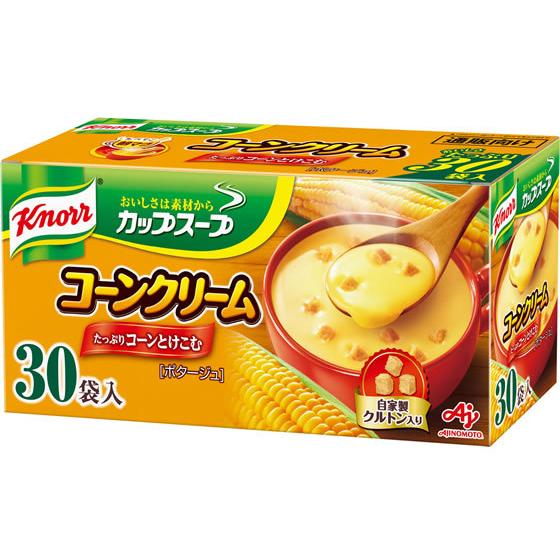 味の素 クノール カップスープ コーンクリーム 30袋入 スープ おみそ汁 スープ インスタント食品 レトルト食品