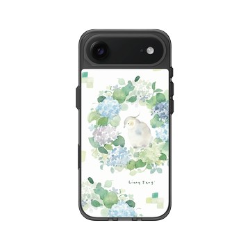 iPhone Air Clear (相機按鈕) 酷墨灰 - 涼丰 LiangFeng - 夏日紫陽花