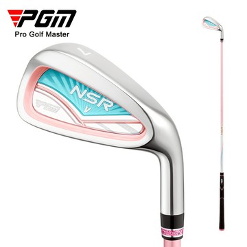 PGM 高爾夫球杆女士單支鐵桿7號鐵 L級碳素不鏽鋼杆頭專業練習杆 TIG074