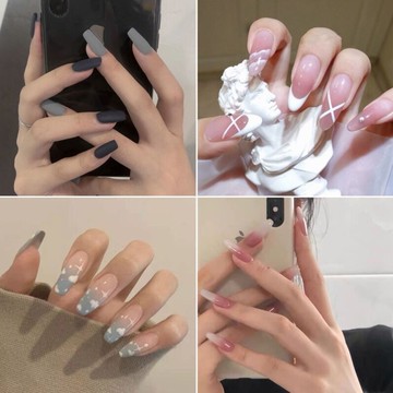 穿戴甲高級感貼甲片新款女成品美甲ins風顯白辣妹秋季可拆卸