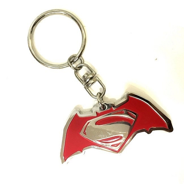 【默肯國際】蝙蝠俠VS超人 紀念合金鑰匙圈 KEYRING BATMAN VS SUPERMAN 金屬鑰匙圈 BVS