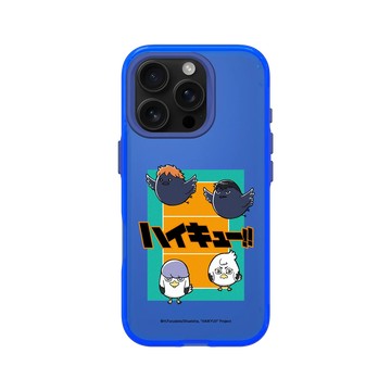 iPhone 16 Pro Clear 激光藍 - 排球少年 Haikyu!! - 排球場上的吉祥物