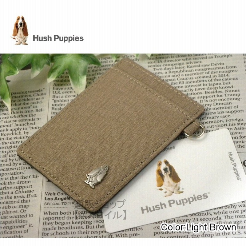 カードケース 定期入 ハッシュパピー Hush Puppies 犬 薄型 スリム 窓付き 薄茶 通販 Lineポイント最大0 5 Get Lineショッピング