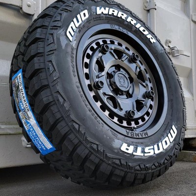 4本セット BARKLEY HARDROCK ELBERT エルバート 16X7.0J 5/114.3 MONSTA MUD WARRIOR 215/70R16 モンスタ MT アウトランダー デリカD5 RAV4