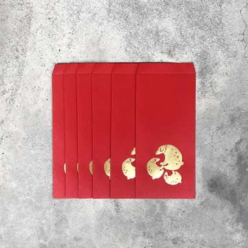 旺旺狗亮晶晶紅包袋