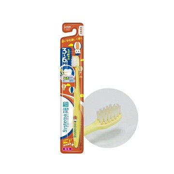 Lion獅王 細潔兒童牙刷3-6歲【德芳保健藥妝】(顏色隨機出貨)