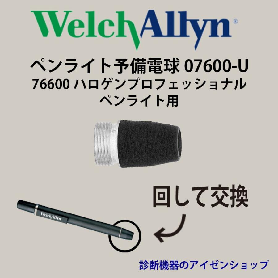 ペンライト医療用交換電球ウェルチアレン予備電球07600-Uハロゲンプロフェッショナル用 | LINEショッピング