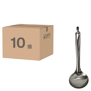 430不鏽鋼中油匙 KH703A  10個  5.5 x 5.5 x 17.2cm  銀色