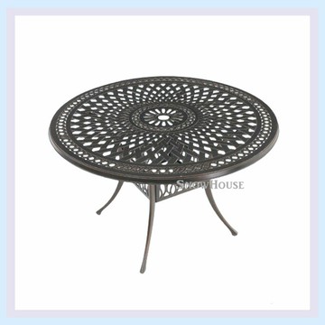 雪之屋 鋁合金大圓桌(紅銅刷漆) /休閒圓桌/餐桌/飯桌/休閒桌 ZF6371T