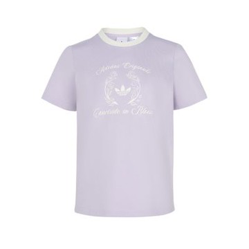 Adidas SS Tee W CC 女款 淺紫色 圓領 T恤 運動 休閒 短袖 KY5735